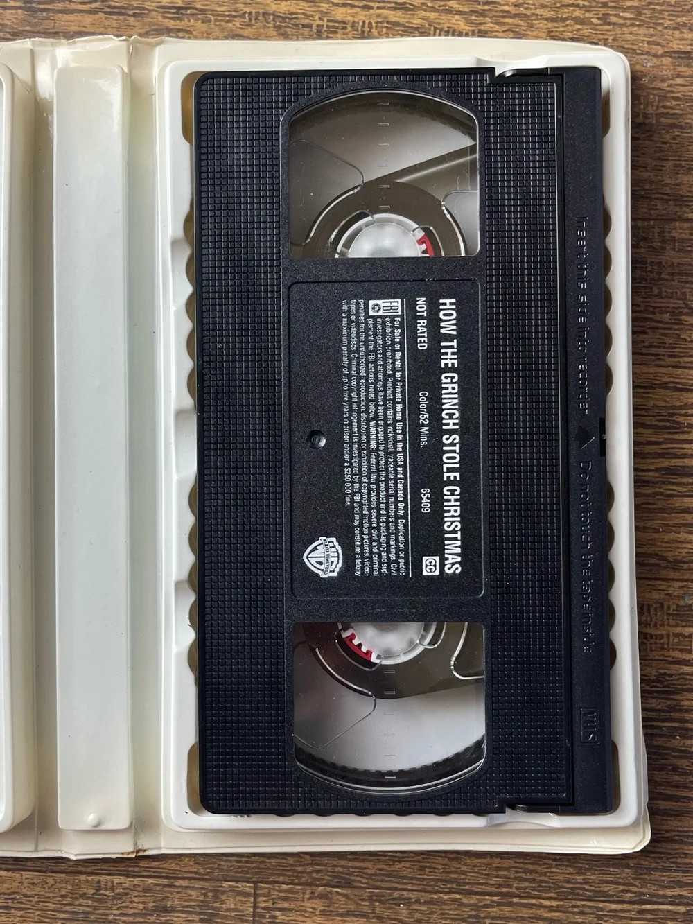 How the Grinch Stole Christmas VHS 2000 Warner Bros Dr. Seuss Horton Hears a Who